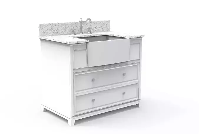 Sophie Sink Low-poly 3D model
