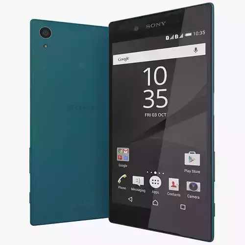 Sony Xperia Z5 Green 3D model