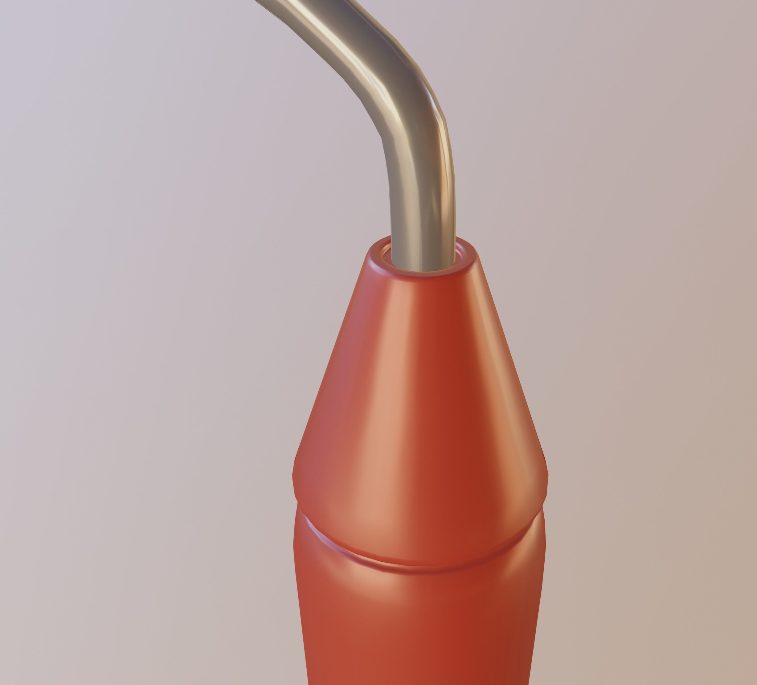 Roller Paint Brush 3D model_9