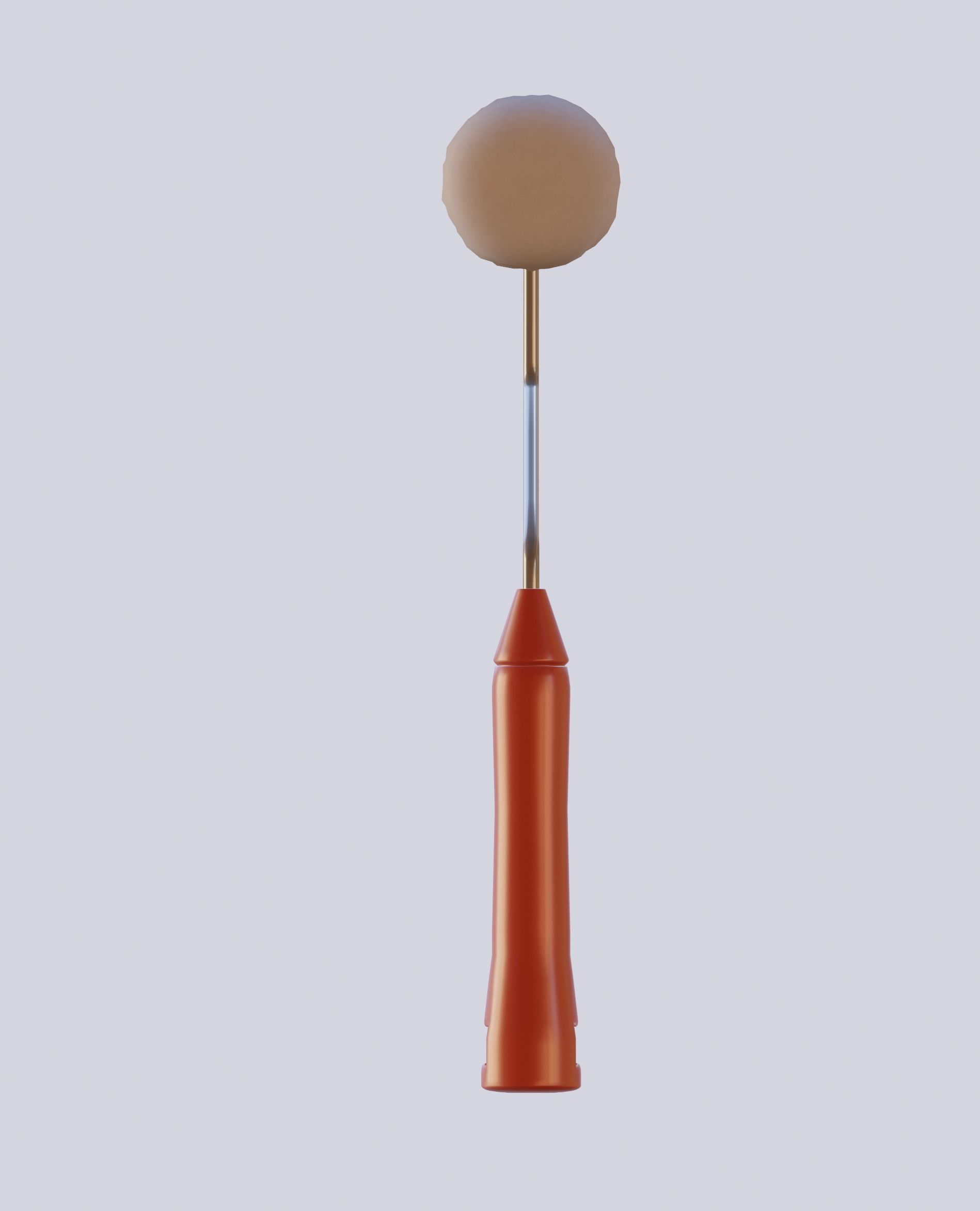 Roller Paint Brush 3D model_3