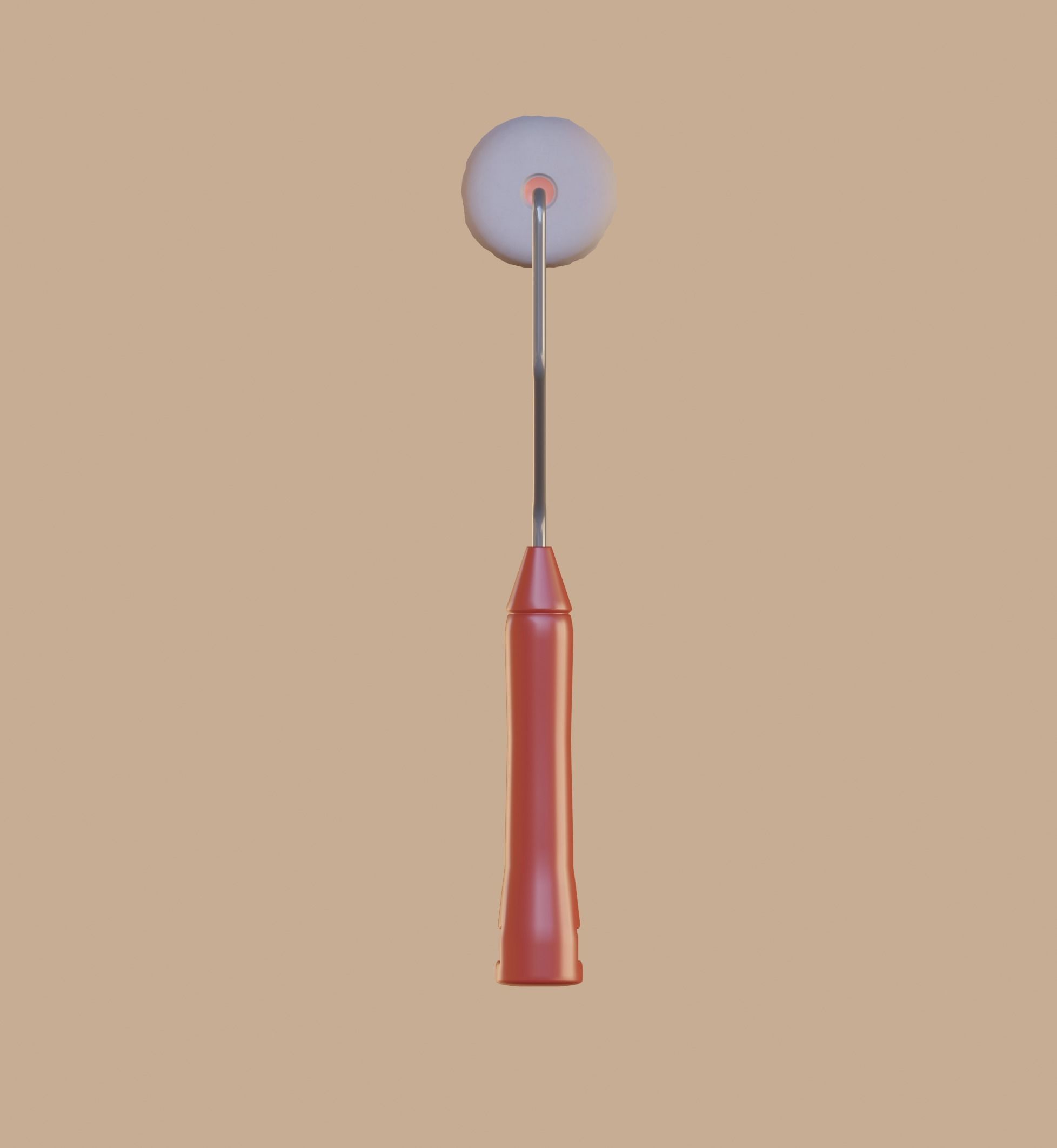 Roller Paint Brush 3D model_8