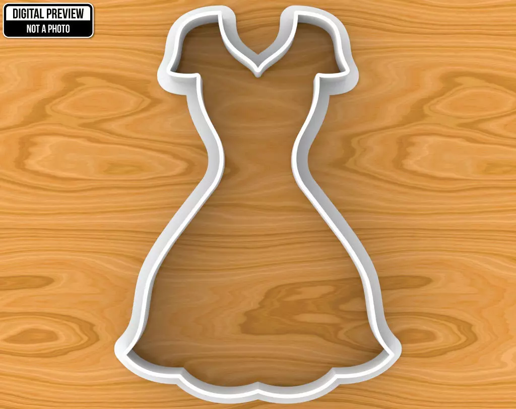 pink bridesmaid dresses images Dress Cookie Cutter, Wedding Cookie Cutter – Cookie Cutter Studio