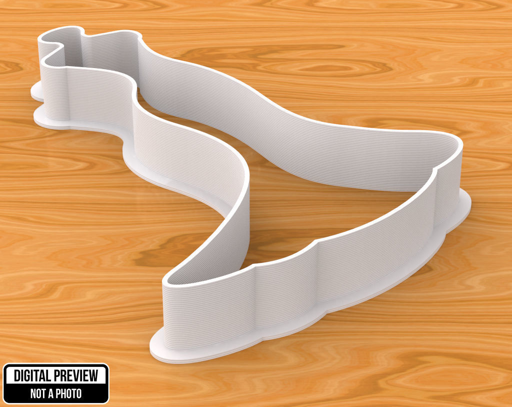 Wedding Dress Cookie Cutter 3D print model_1