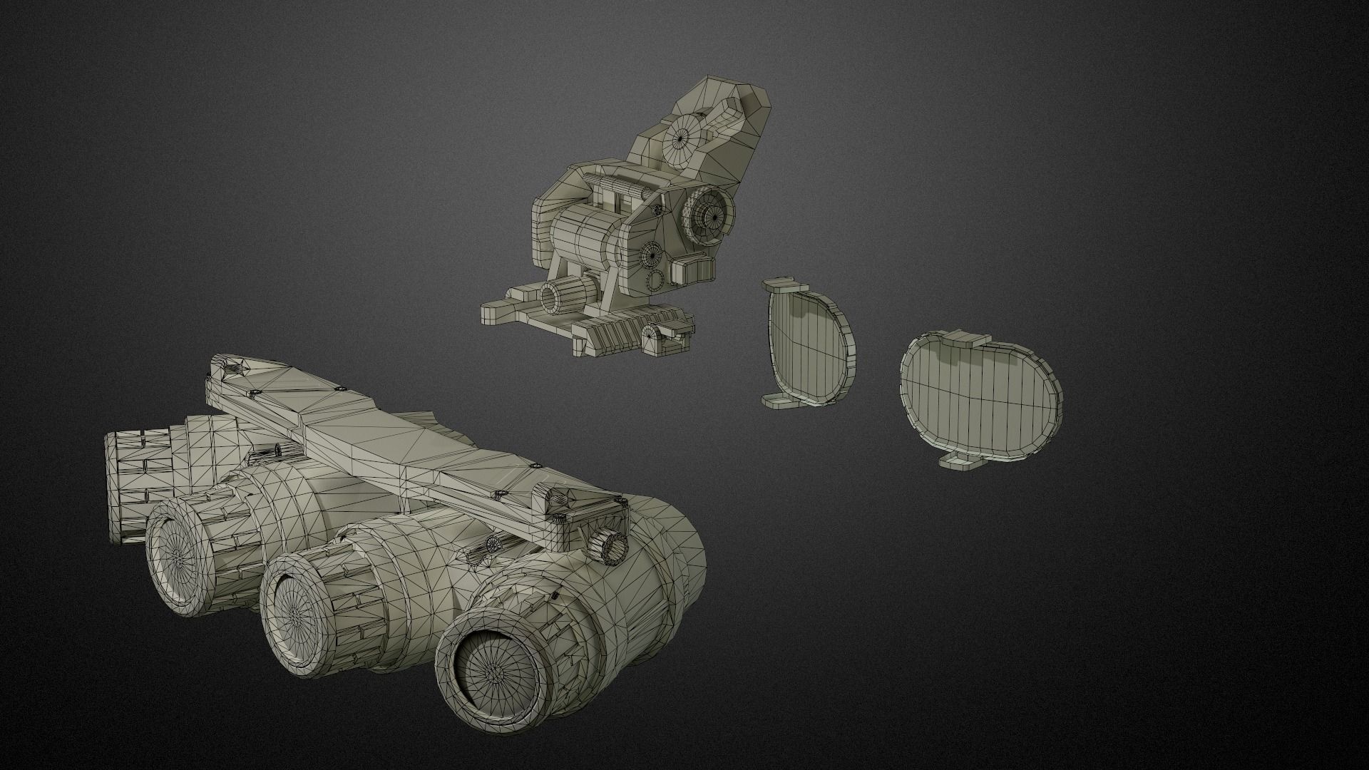 GP NVG 18 Low-poly 3D model_9