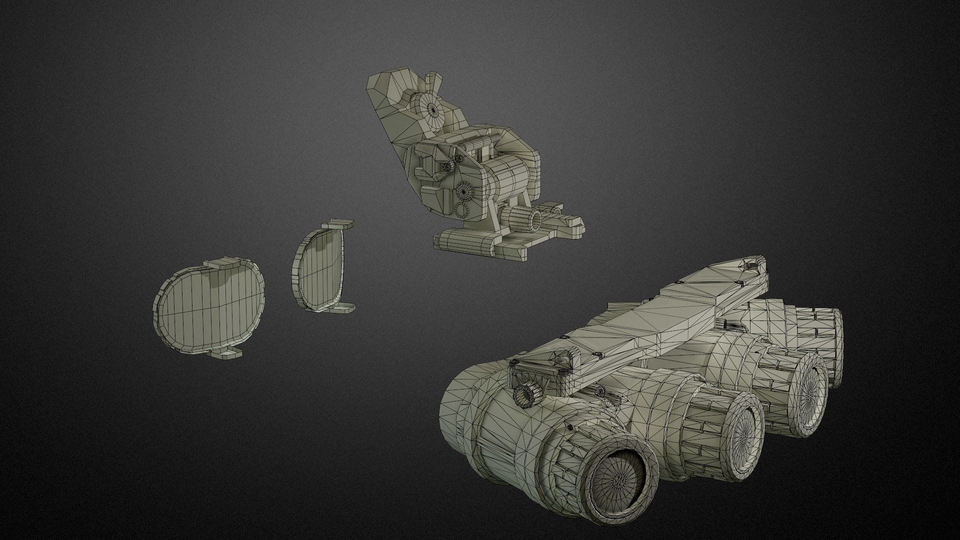 GP NVG 18 Low-poly 3D model_10