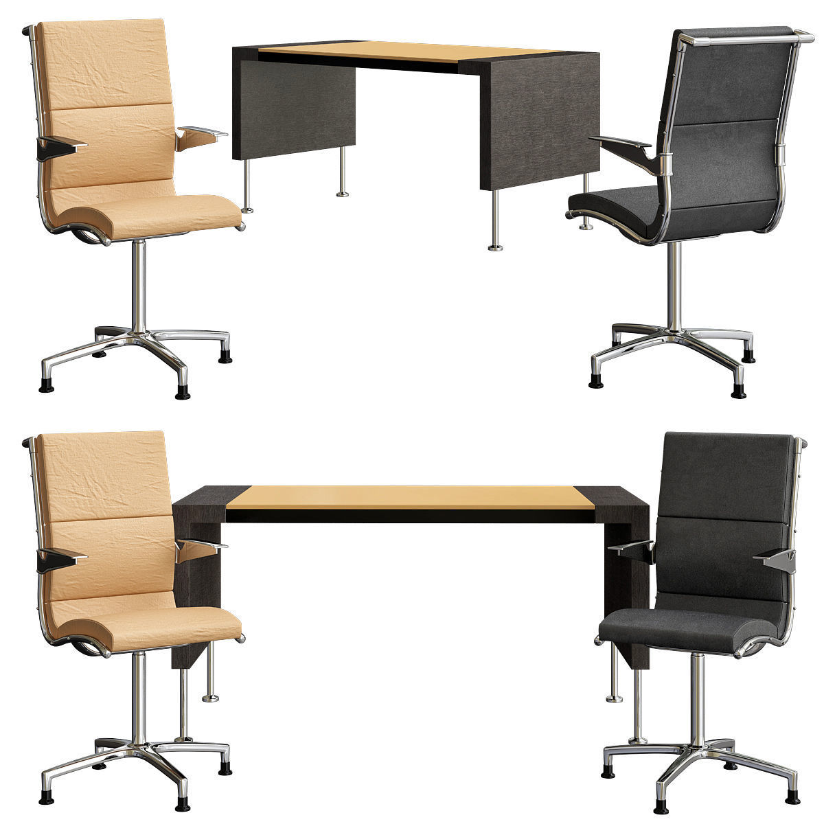 Dinning table Collection 17 Pieces 3d model 3D model_14