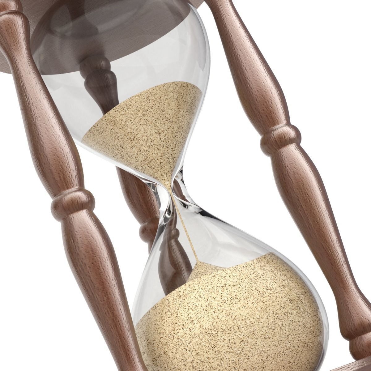 Hourglass with sand 3D model_5