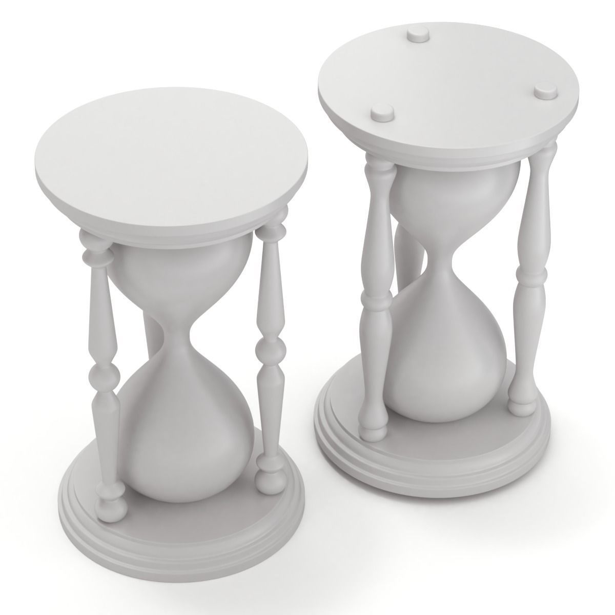 Hourglass with sand 3D model_11