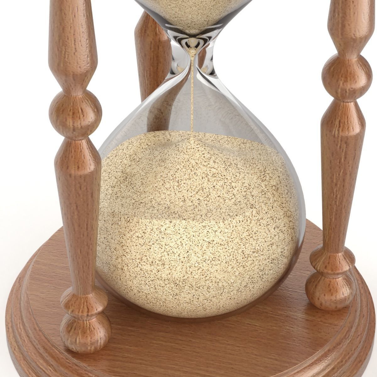 Hourglass with sand 3D model_6