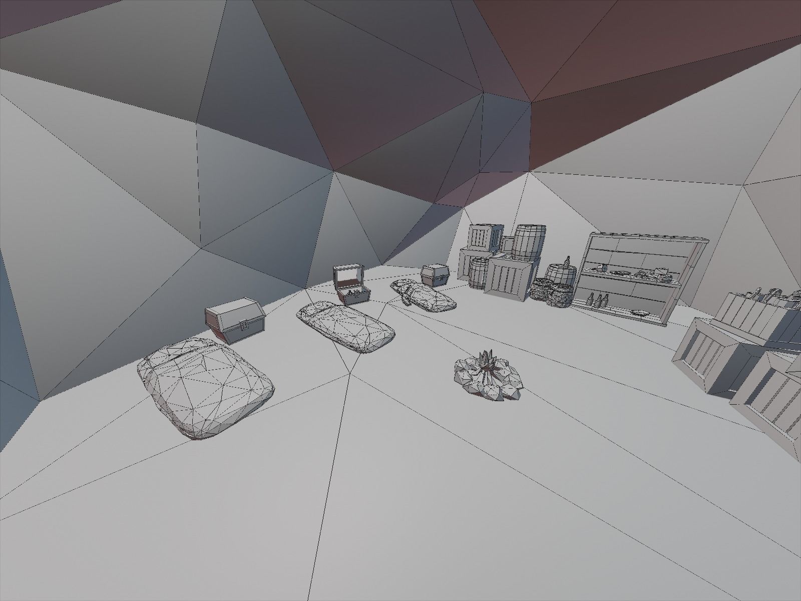 Ancient cave temple 3D model_20