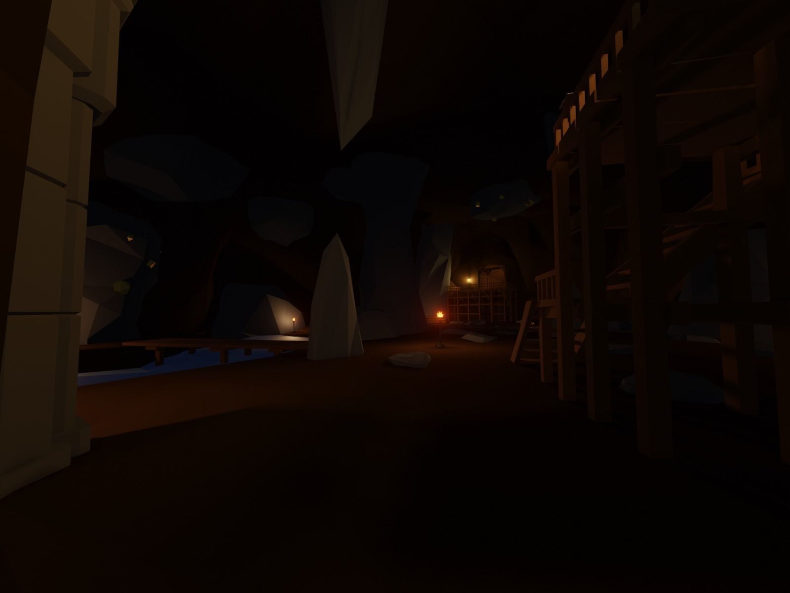 Ancient cave temple 3D model_2