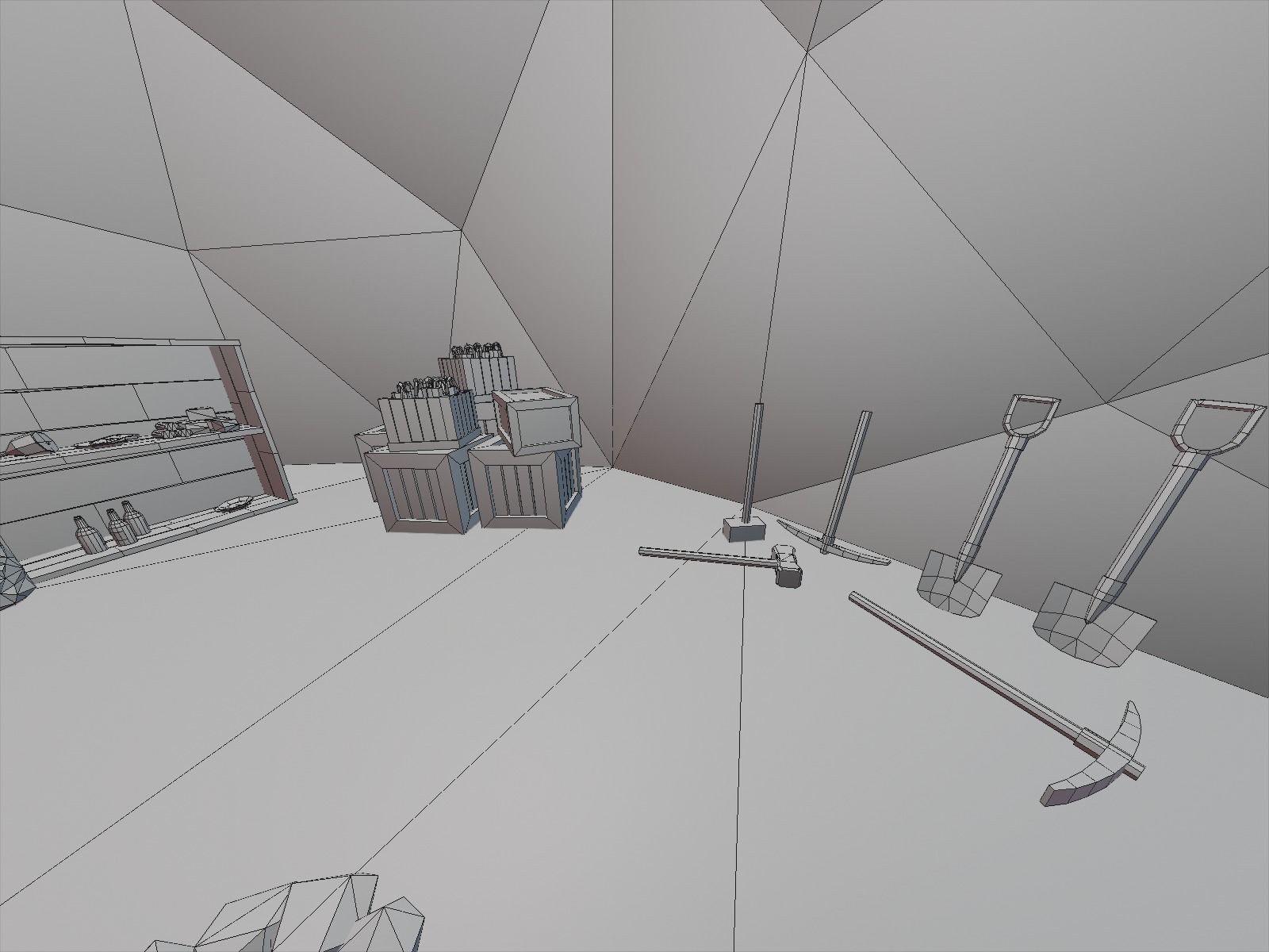 Ancient cave temple 3D model_18