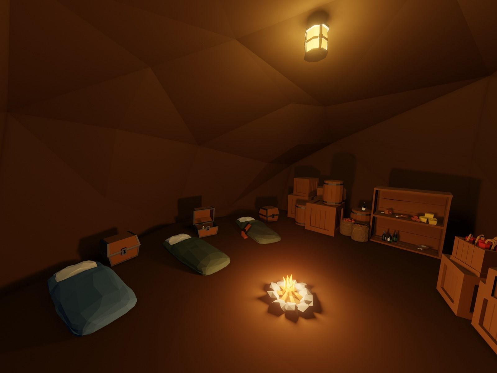 Ancient cave temple 3D model_15