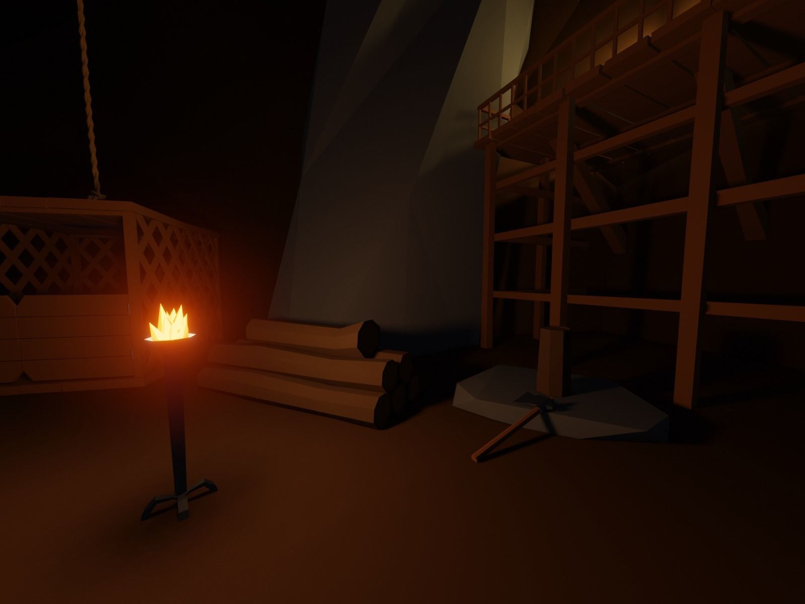 Ancient cave temple 3D model_16