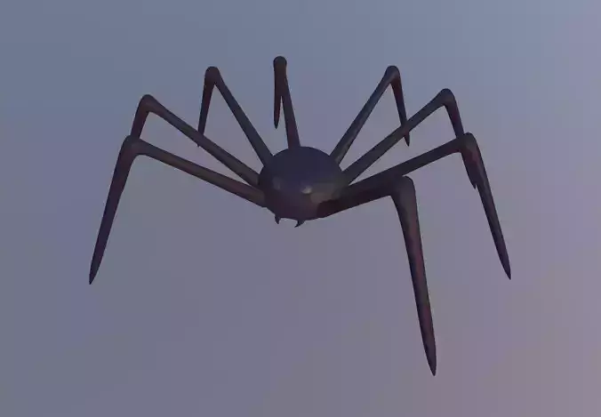 Halloween Toon Spider 3D model