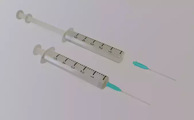 Syringe 3D model