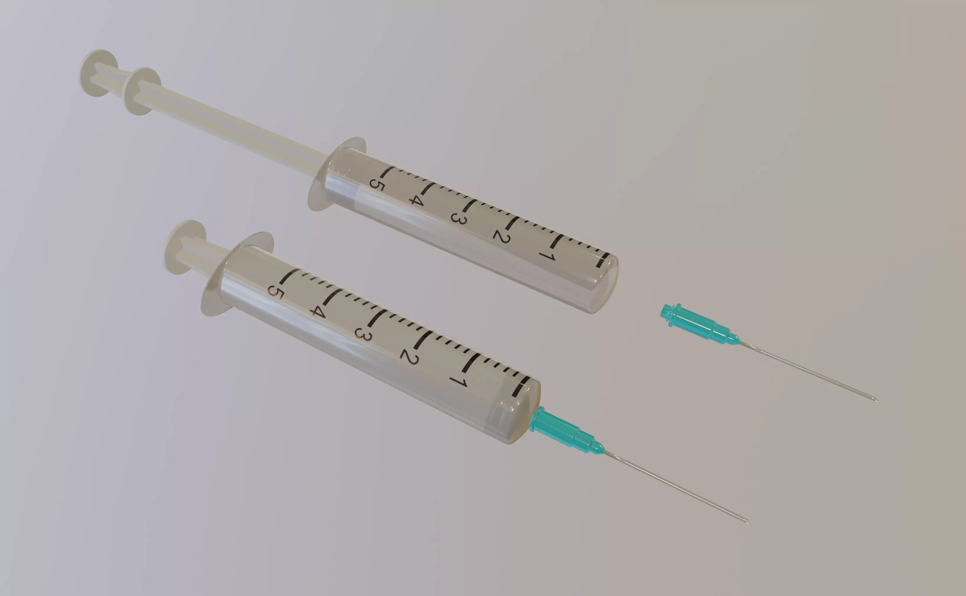 Syringe 3D model