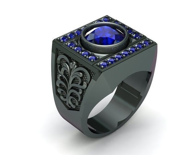 MGold044 Man Ring 3dmodel 3D print ready 3D print model