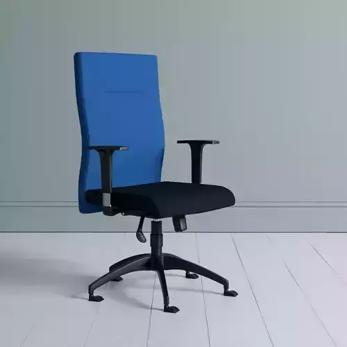 Fluent Office Manager and Visitor Chair 3D model