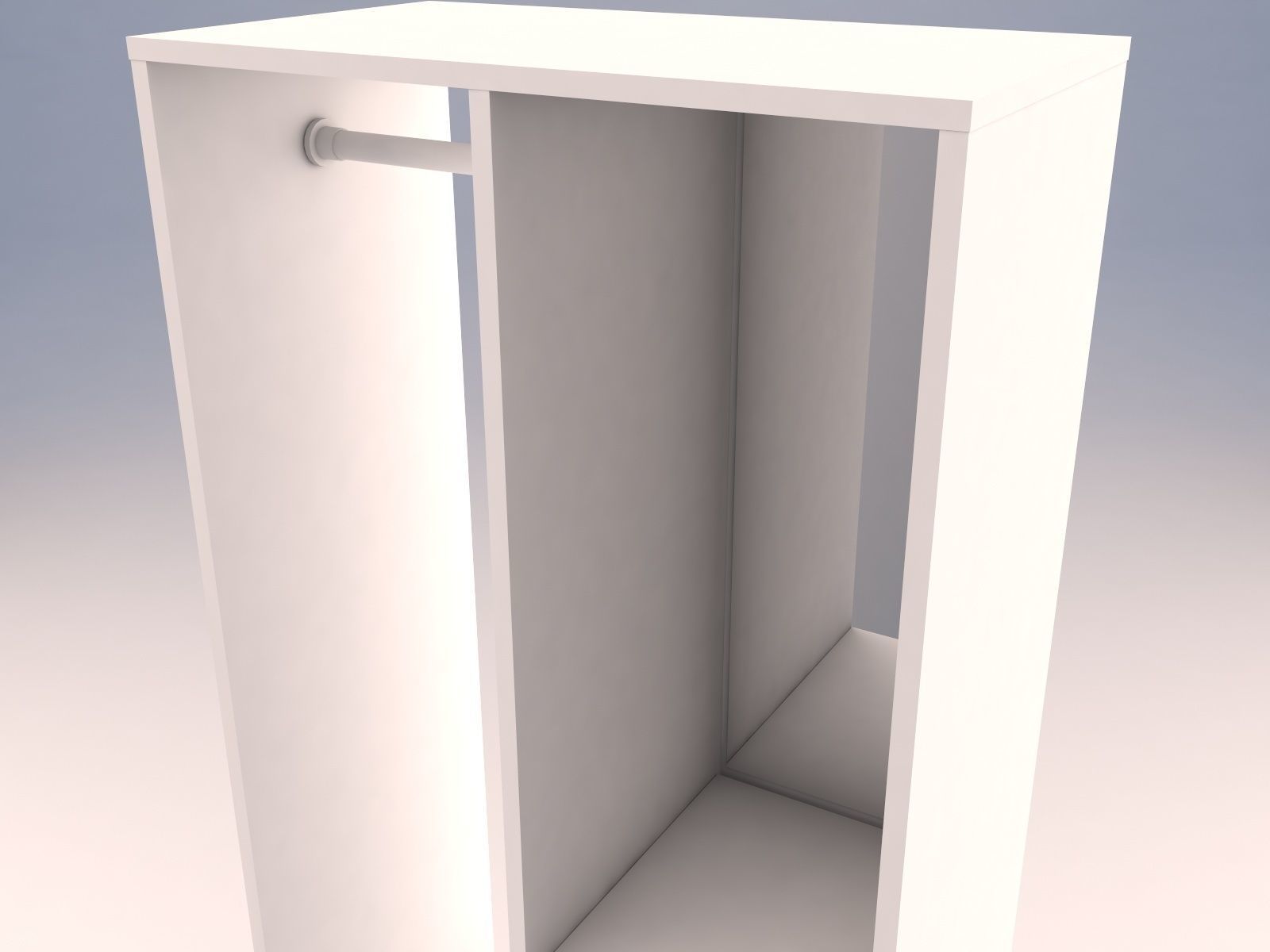 SUNDLANDET open wardrobe Low-poly 3D model_8