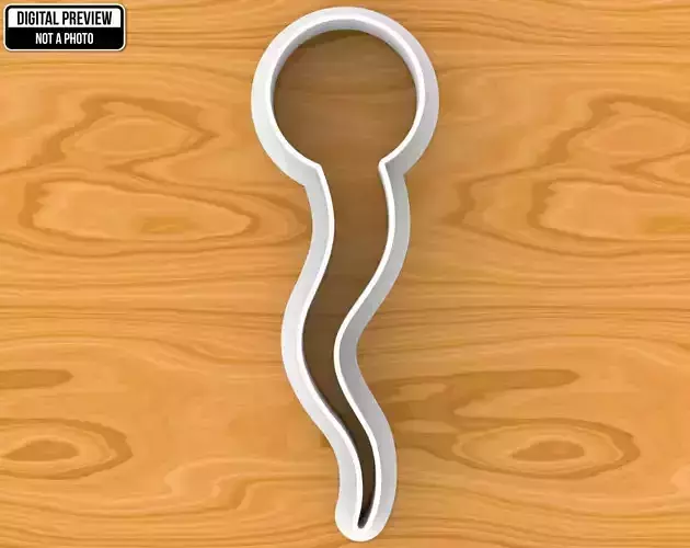 Spermatozoid Cookie Cutter