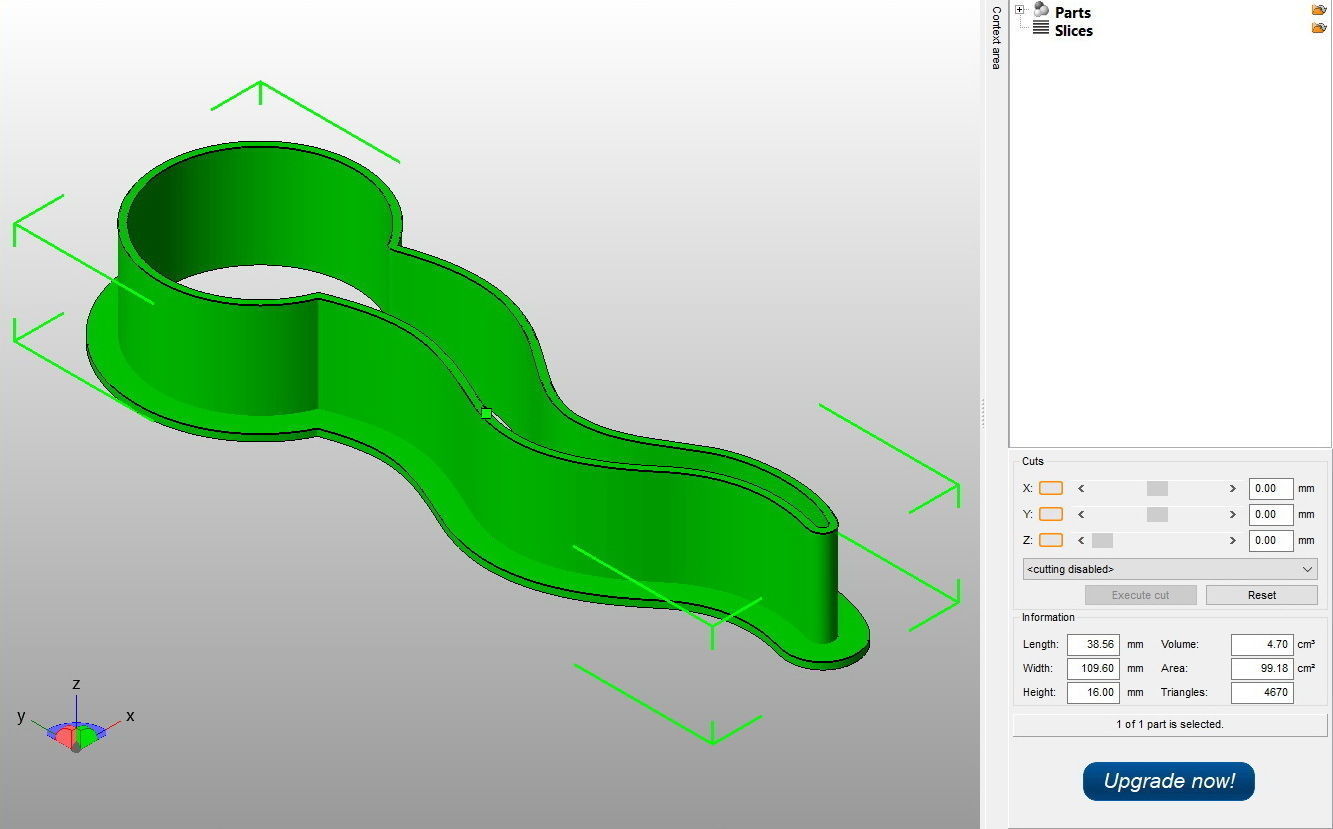 Spermatozoid Cookie Cutter 3D print model_2