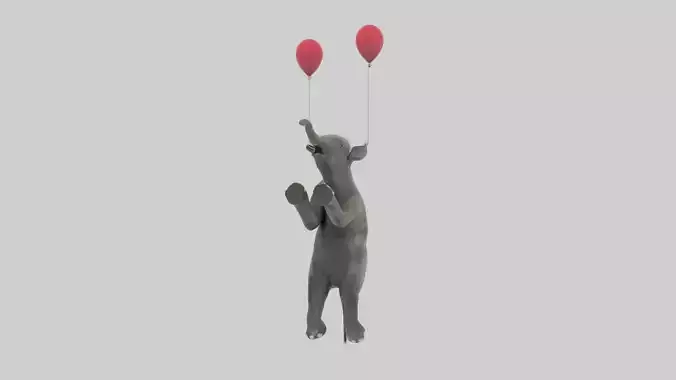 Baby elephant baloon