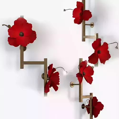 LURE POST WITH POPPIES