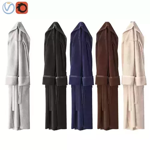 Bathrobe colors 3D model
