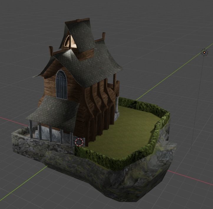 Elven guild Free 3D model_2