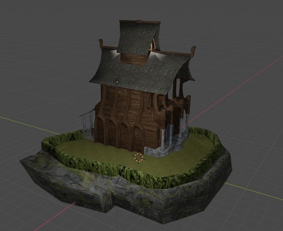 Elven guild Free 3D model_1