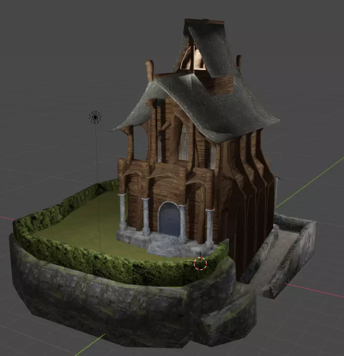 Elven guild Free 3D model_0