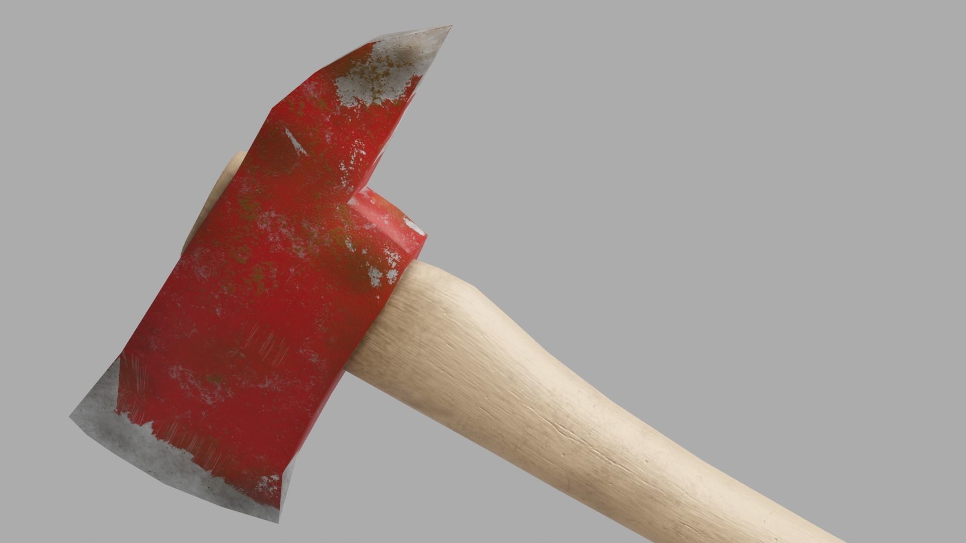 3D Fire Axe  3D model_2