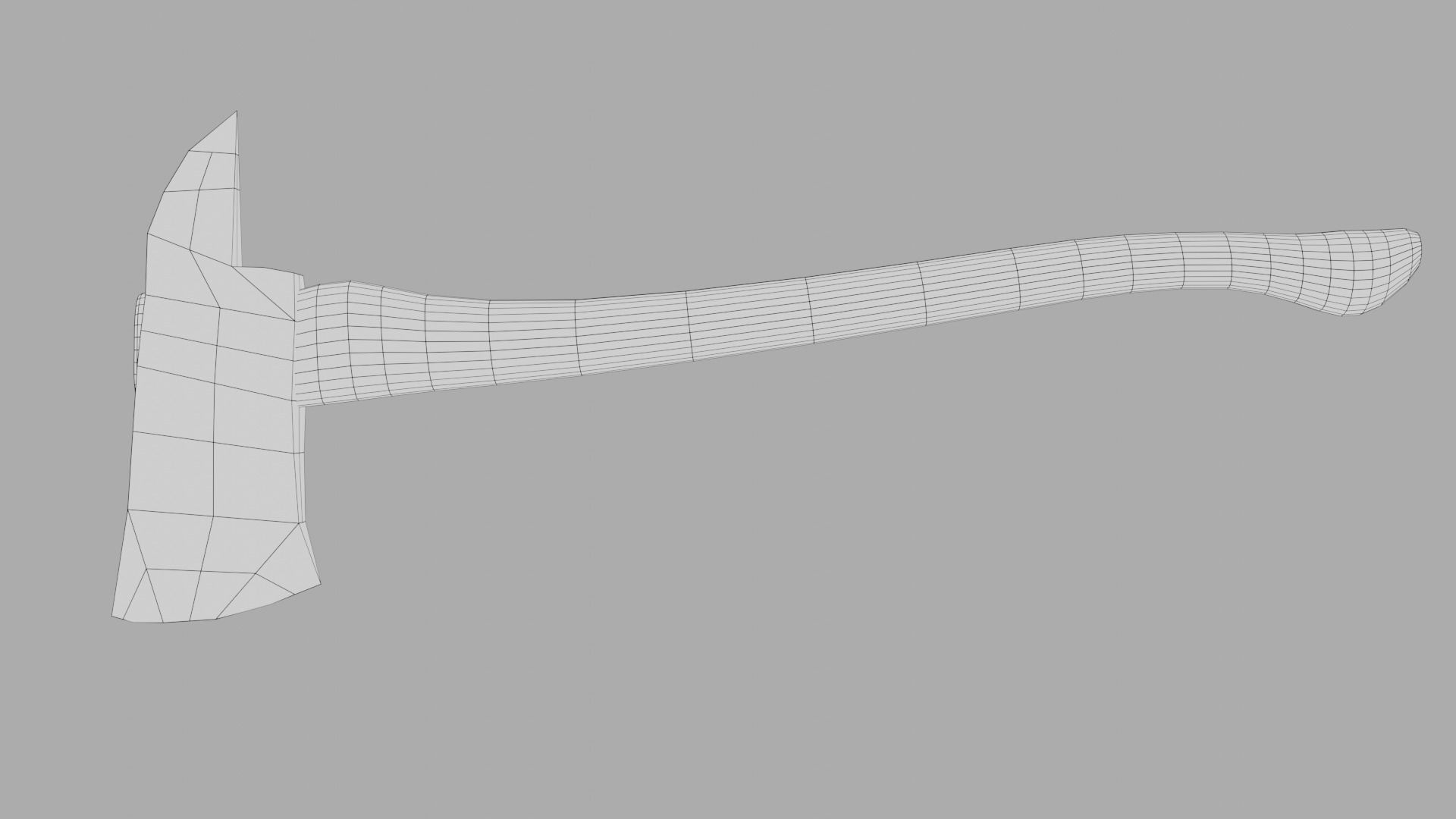3D Fire Axe  3D model_4