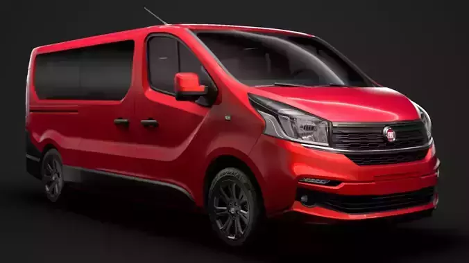 Fiat Talento Minibus LWB 2020 3D model