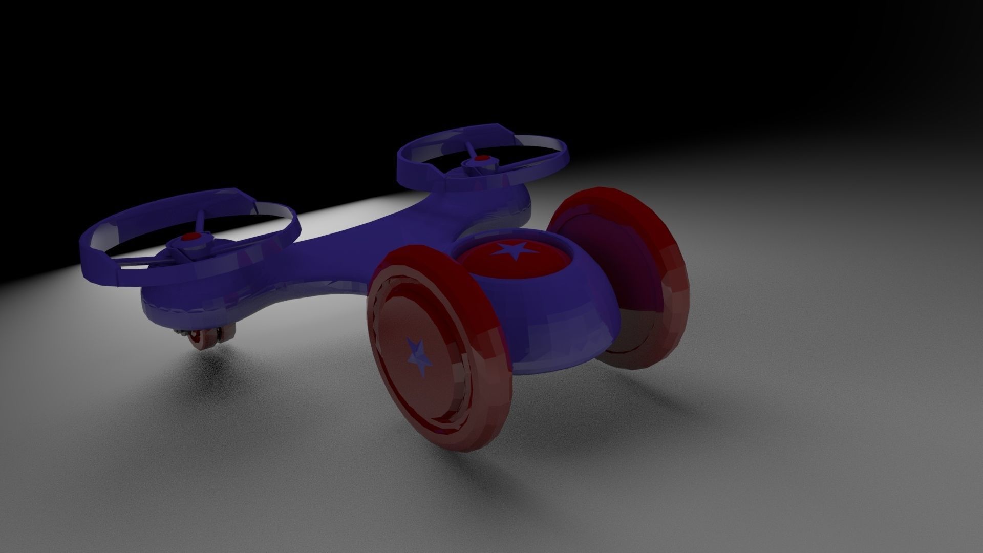 SPACE CRAFT and UFO Flying Saucer- 3D model_4