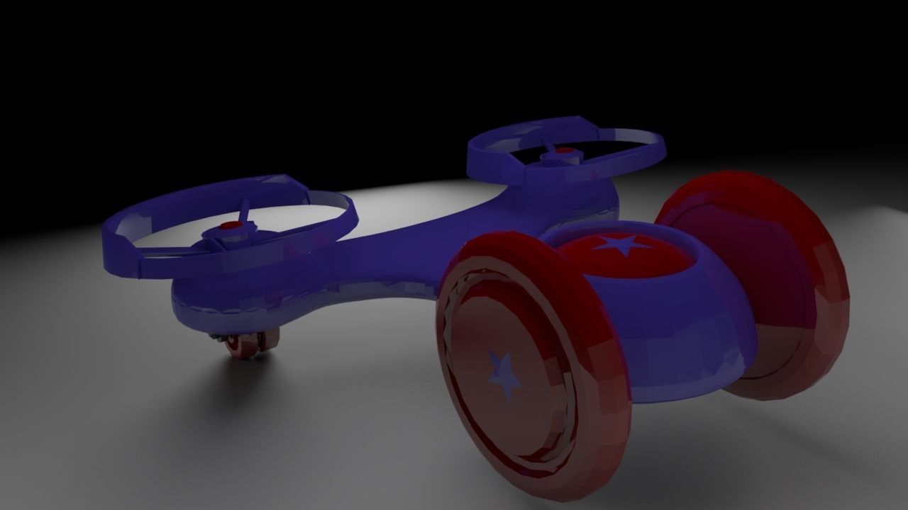 SPACE CRAFT and UFO Flying Saucer- 3D model_10