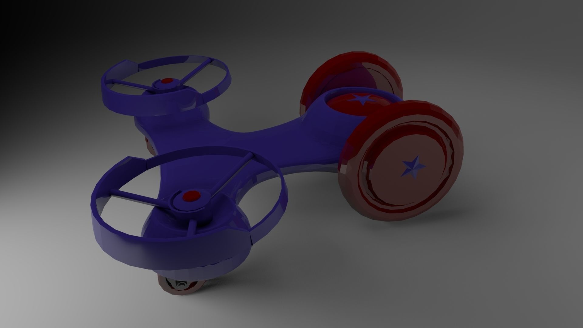 SPACE CRAFT and UFO Flying Saucer- 3D model_13