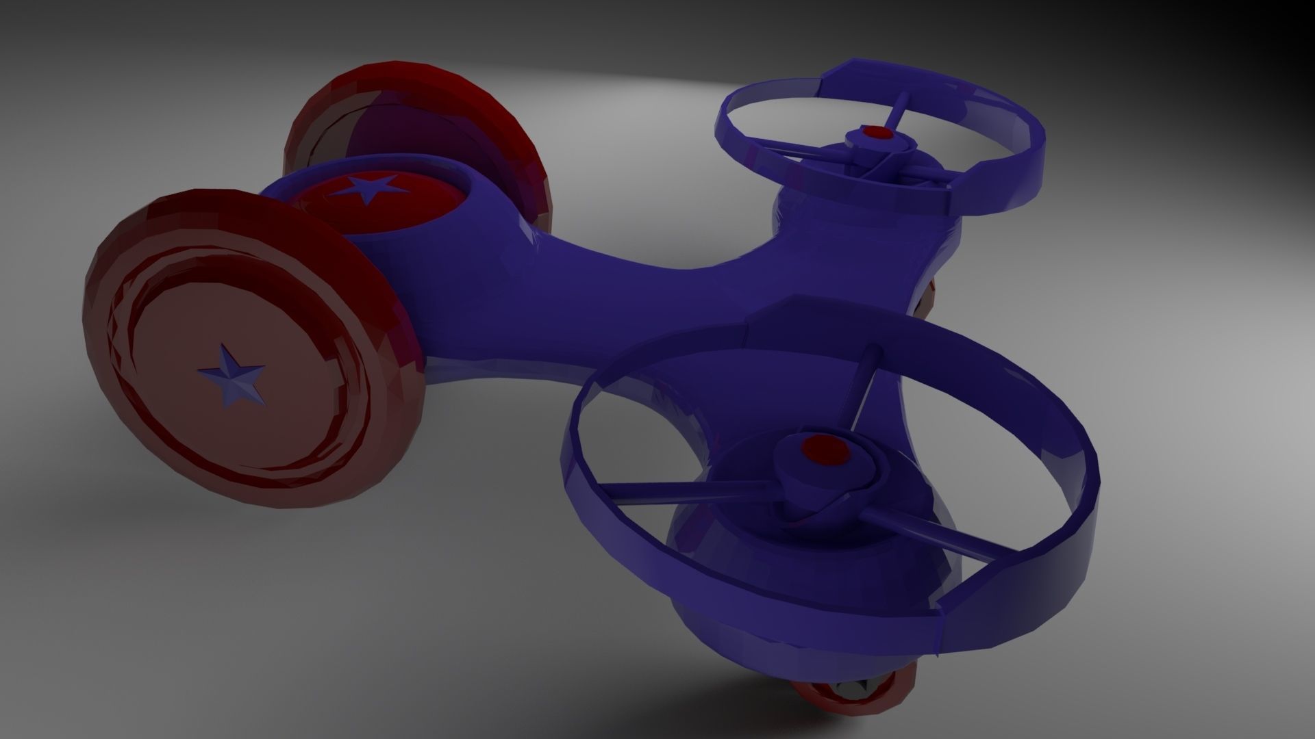 SPACE CRAFT and UFO Flying Saucer- 3D model_11