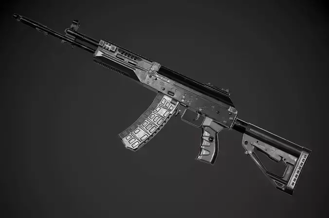 FPS AK-12 AAA PBR Game Ready Weapon Asset