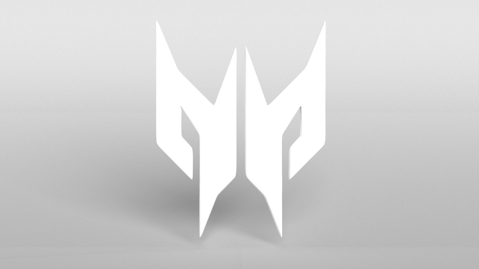 Predator Logo version1 001 Free low-poly 3D model_2