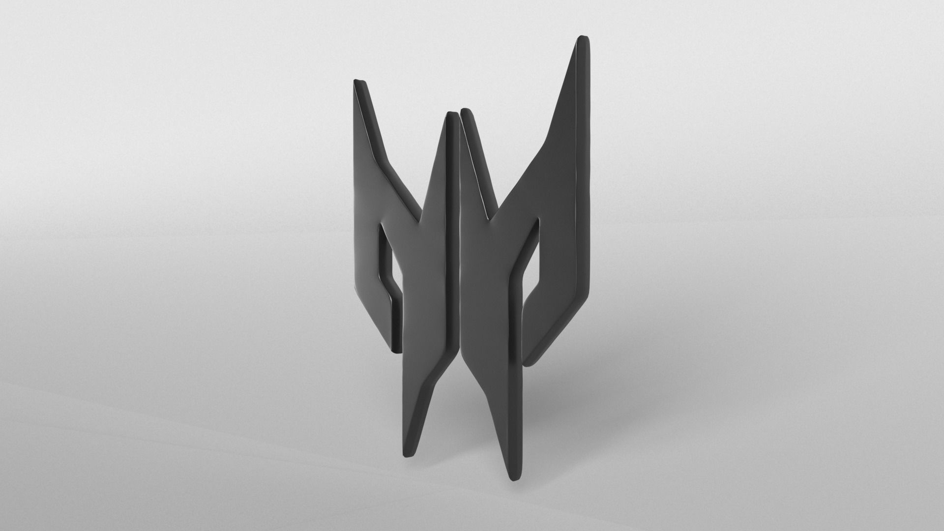 Predator Logo version1 002 Free low-poly 3D model_3