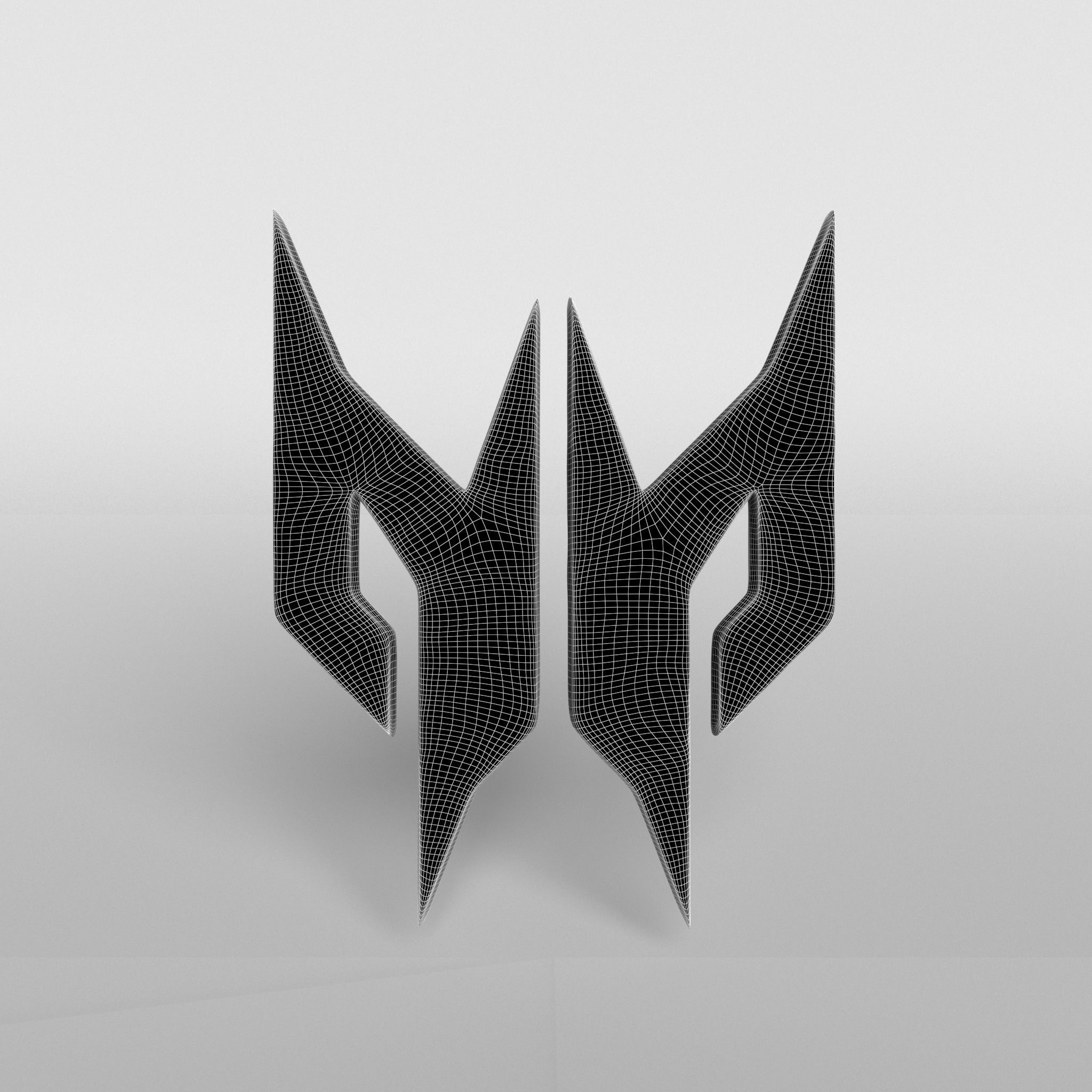 Predator Logo version1 003 Free low-poly 3D model_5