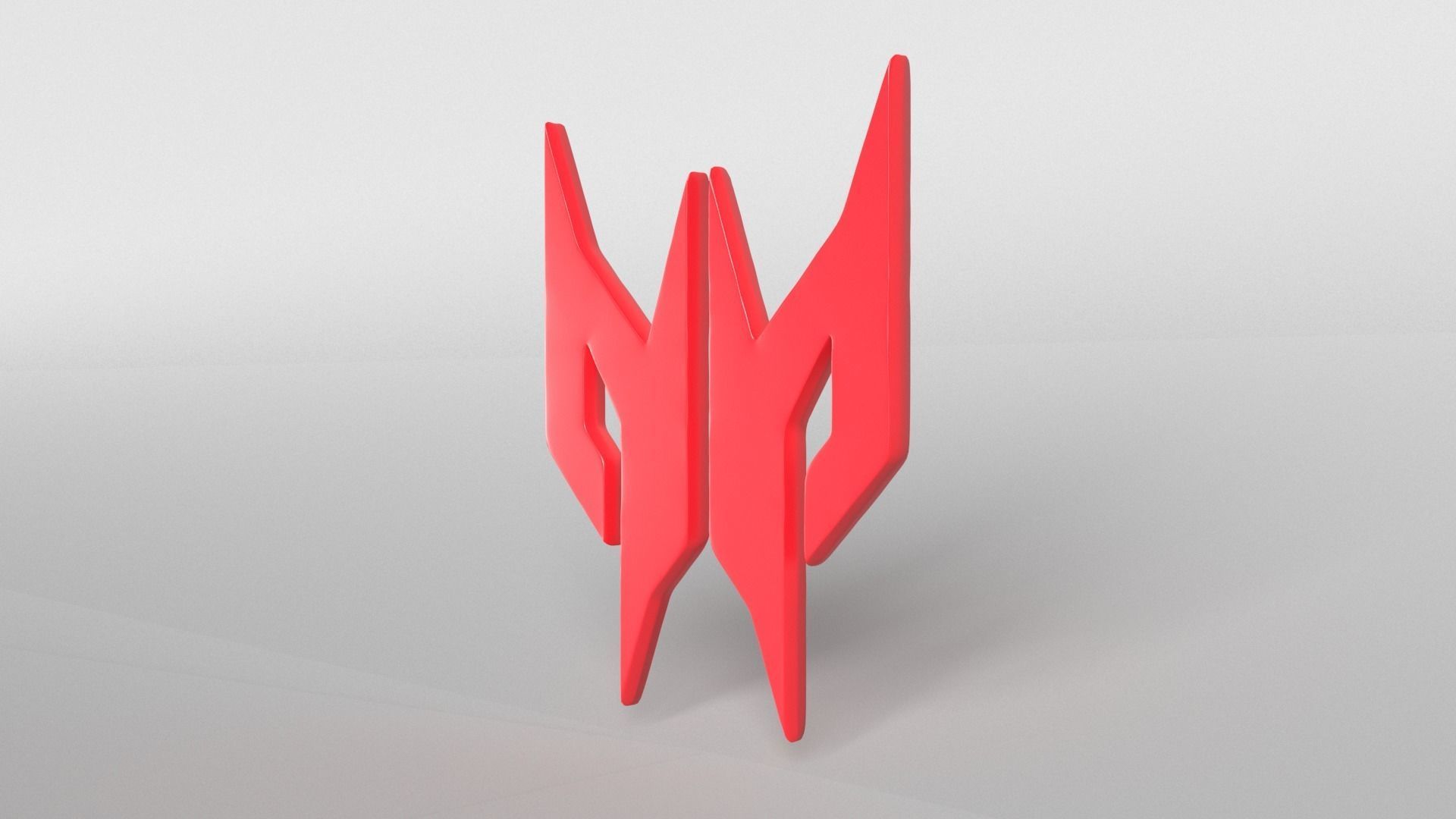 Predator Logo version1 003 Free low-poly 3D model_3