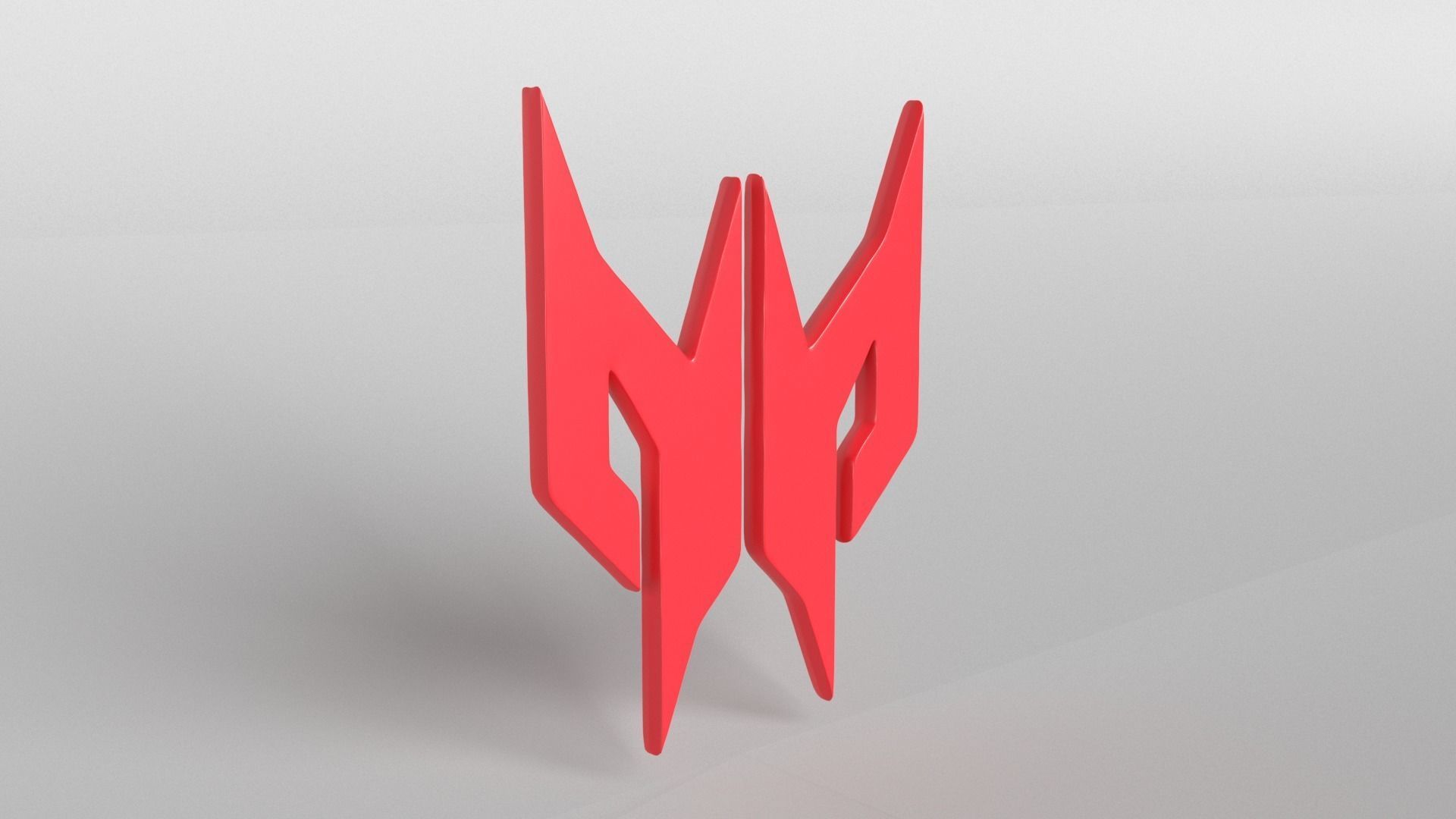 Predator Logo version1 003 Free low-poly 3D model_4