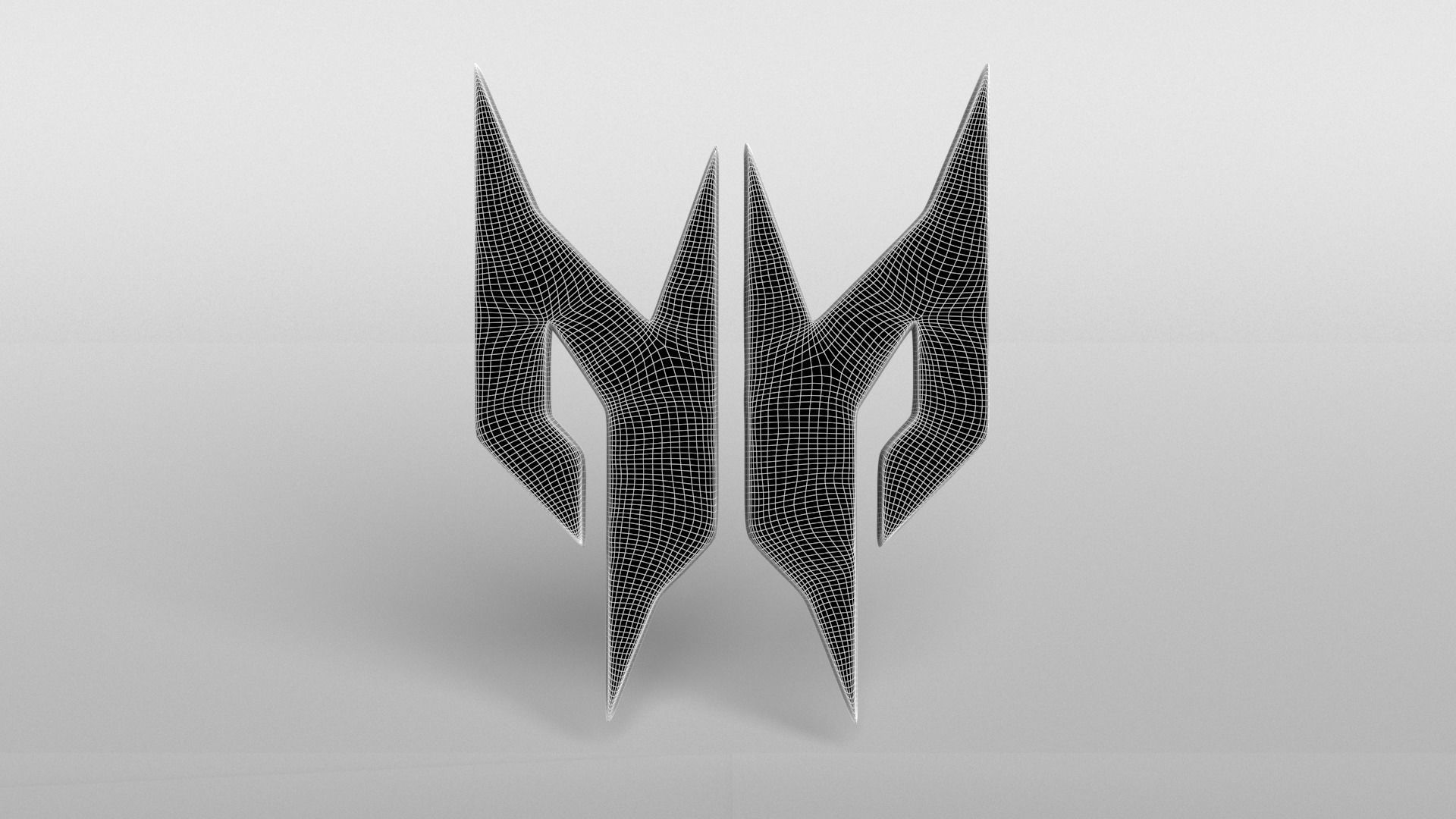 Predator Logo version1 004 Free low-poly 3D model_6