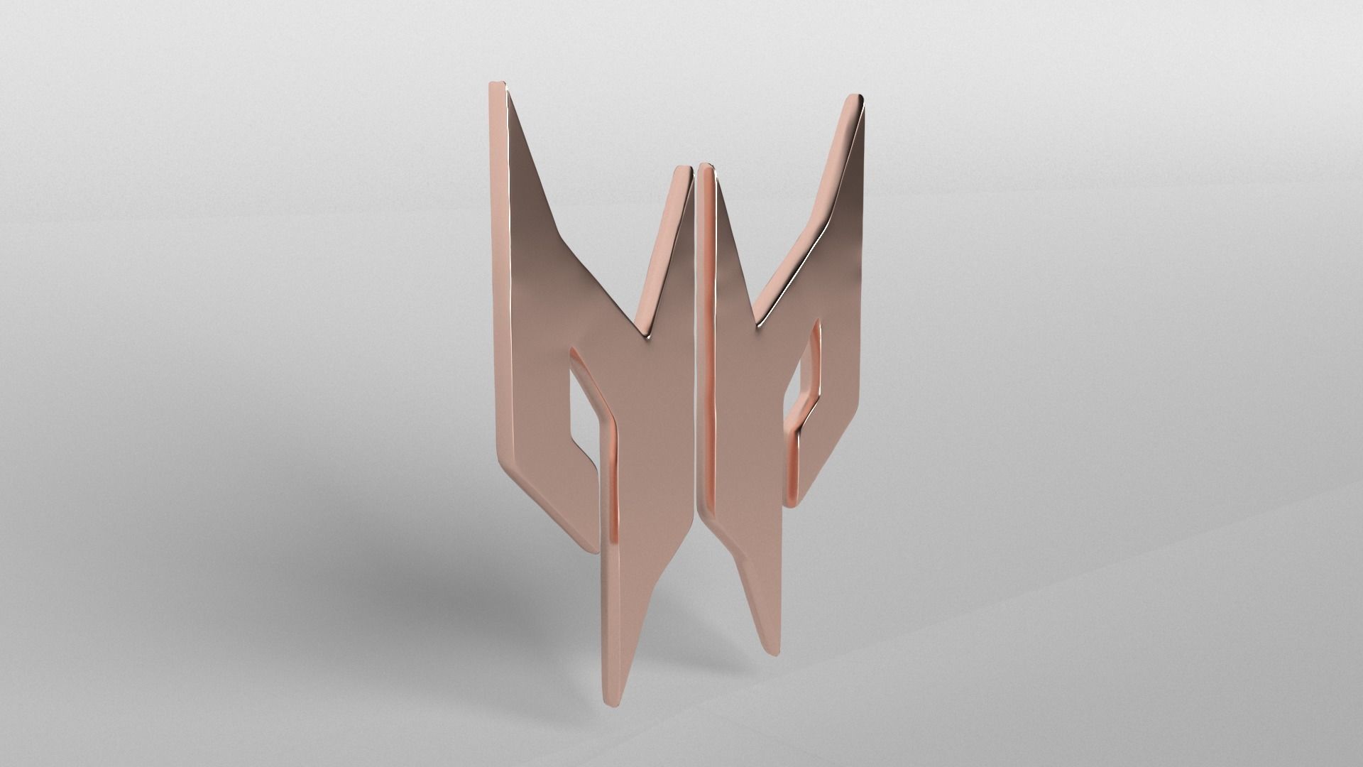 Predator Logo version1 006 Free low-poly 3D model_4