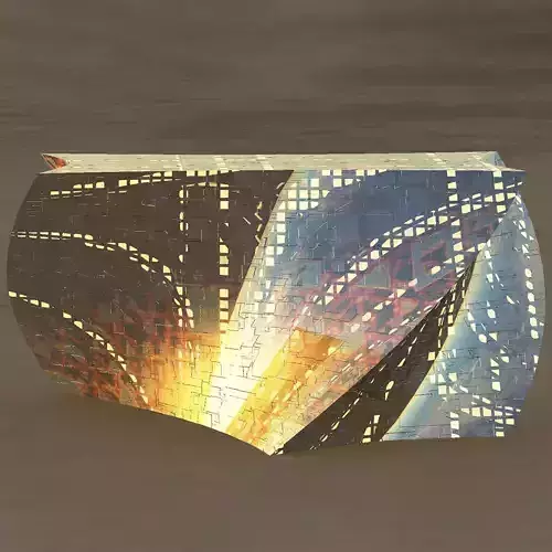 Prism Glass Building 3D model