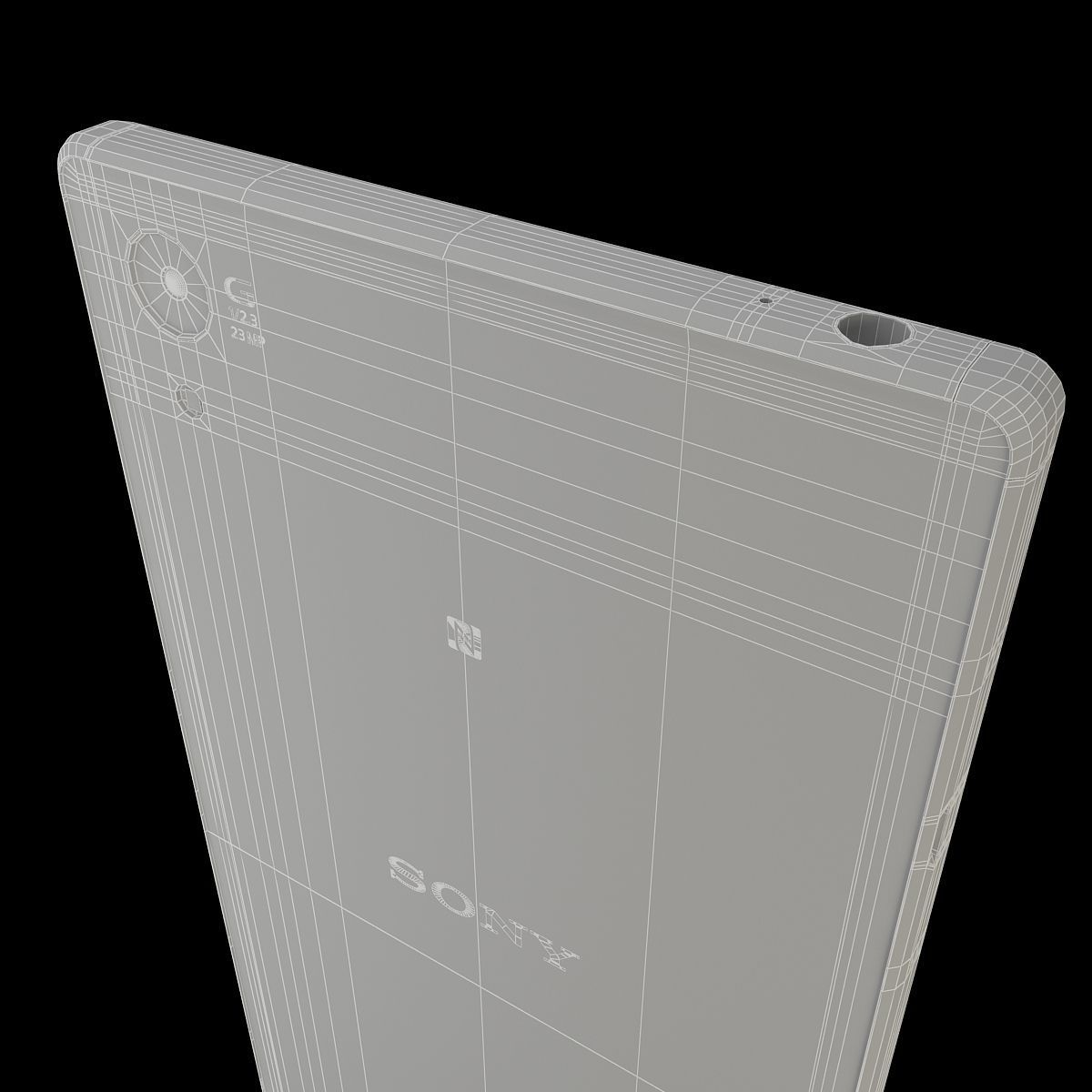 Sony Xperia Z5 Gold 3D model_33