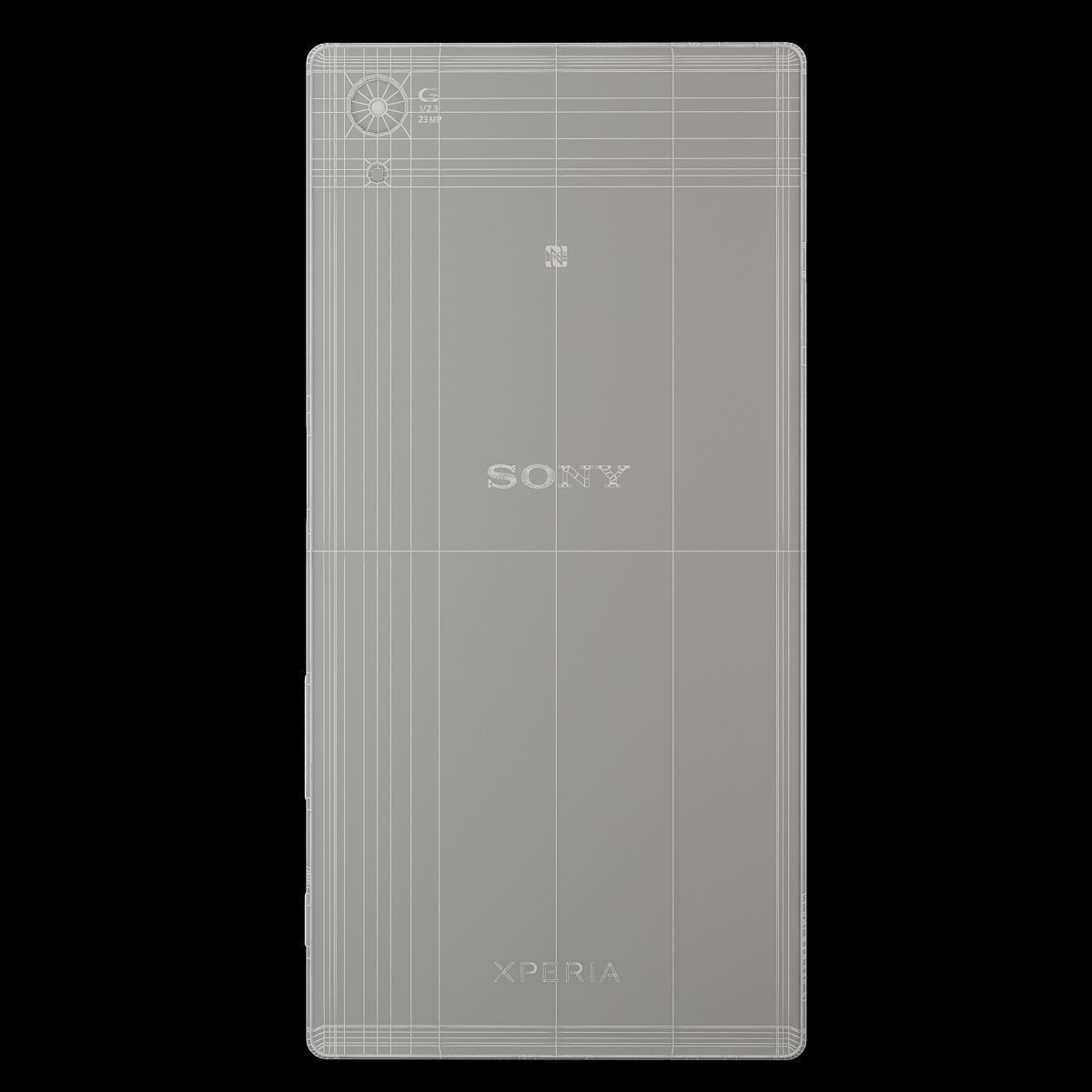 Sony Xperia Z5 Gold 3D model_24